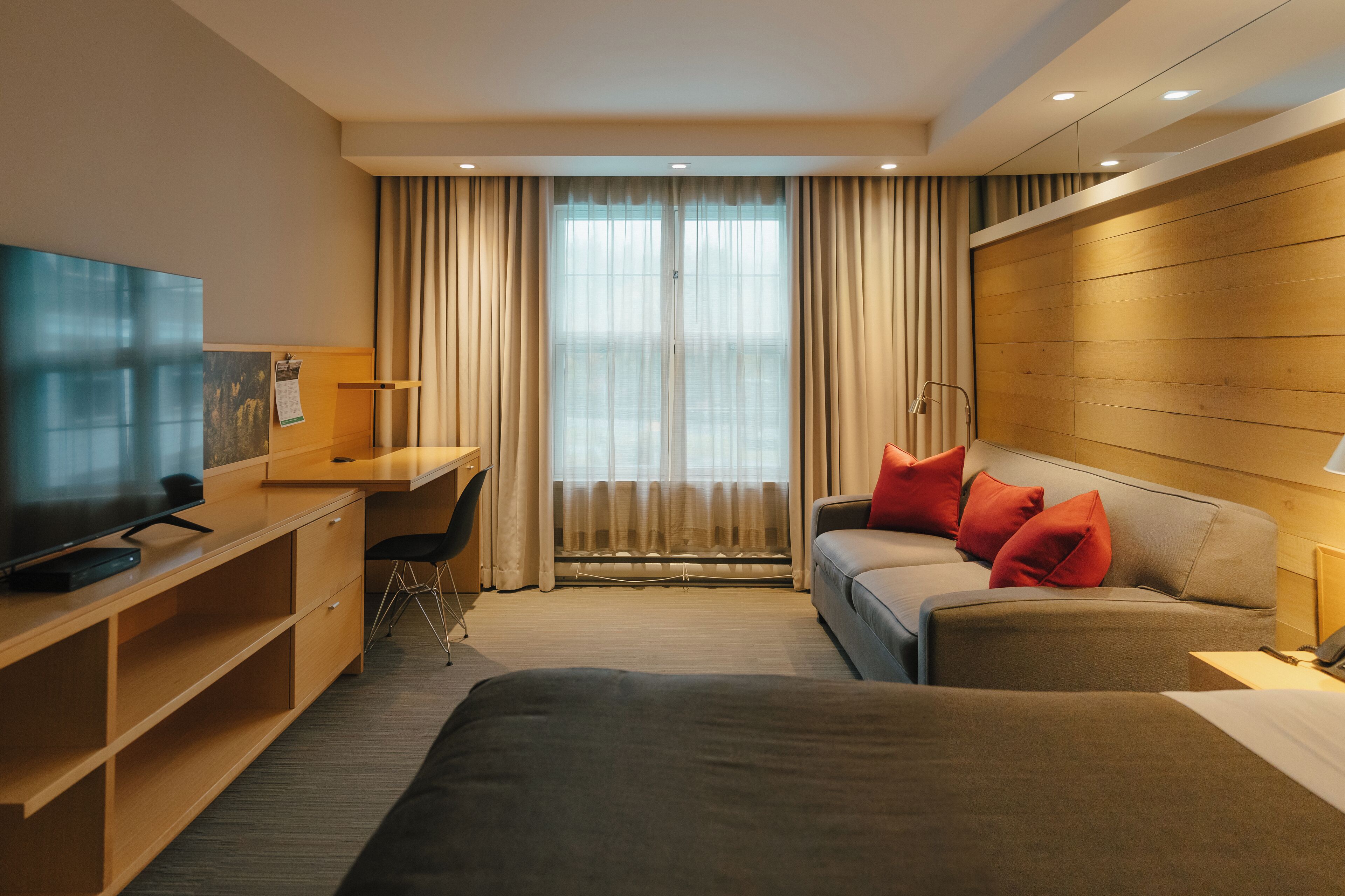 Chambre Supérieure, 1 grand lit et 1 canapé-lit