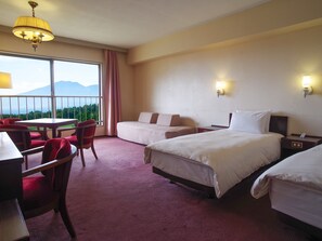 ห้องซูพีเรียทวิน, ปลอดบุหรี่ (Mt.Asama View) | ตู้นิรภัยในห้องพัก, โต๊ะทำงาน, ผ้าปูที่นอน