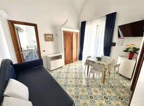 Living area - La Caravella Positano Beach, Residence (Positano)