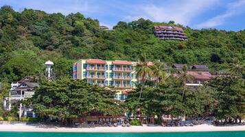 Blick von der Unterkunft