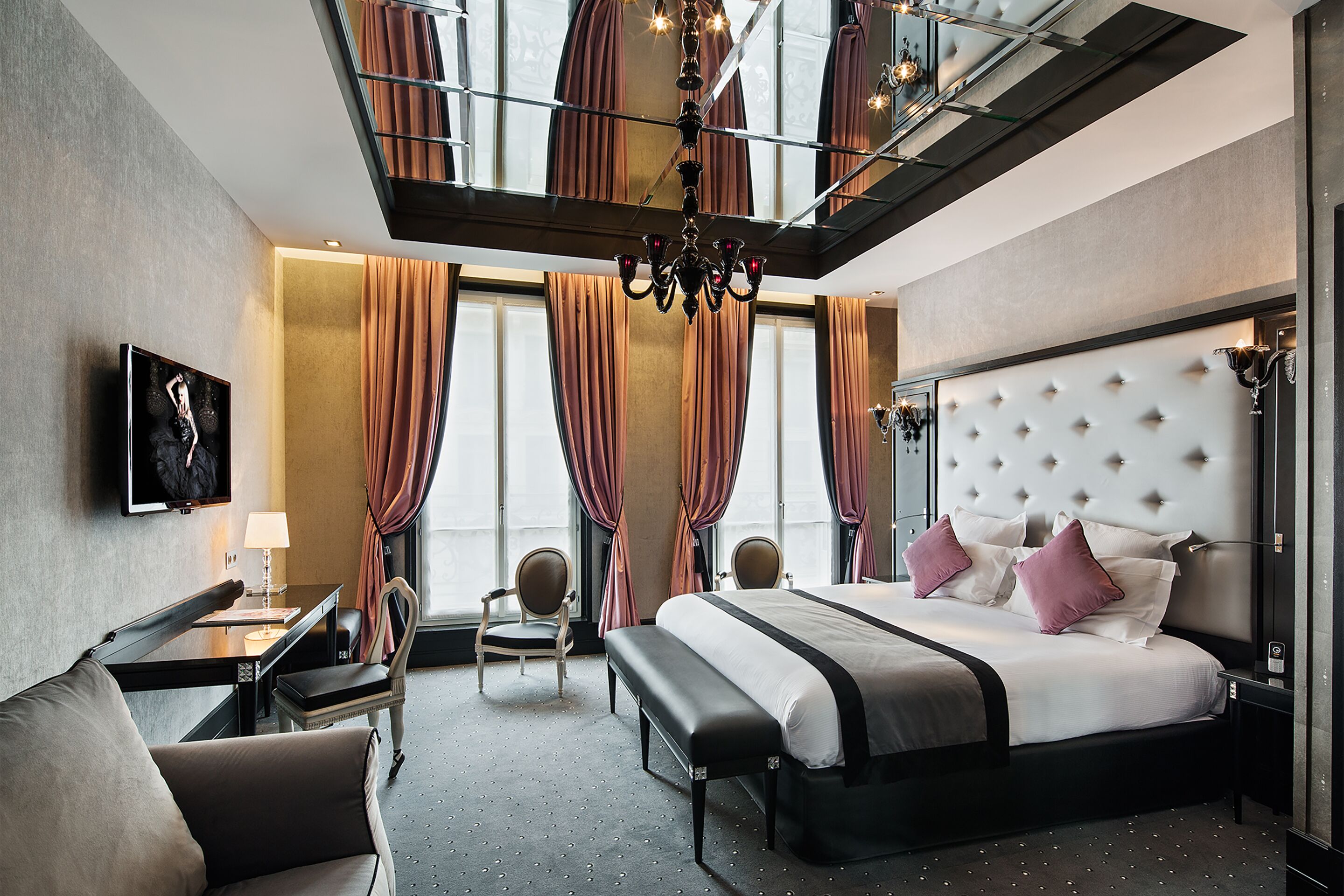 premium bedding, select comfort beds, minibar, in-room safe