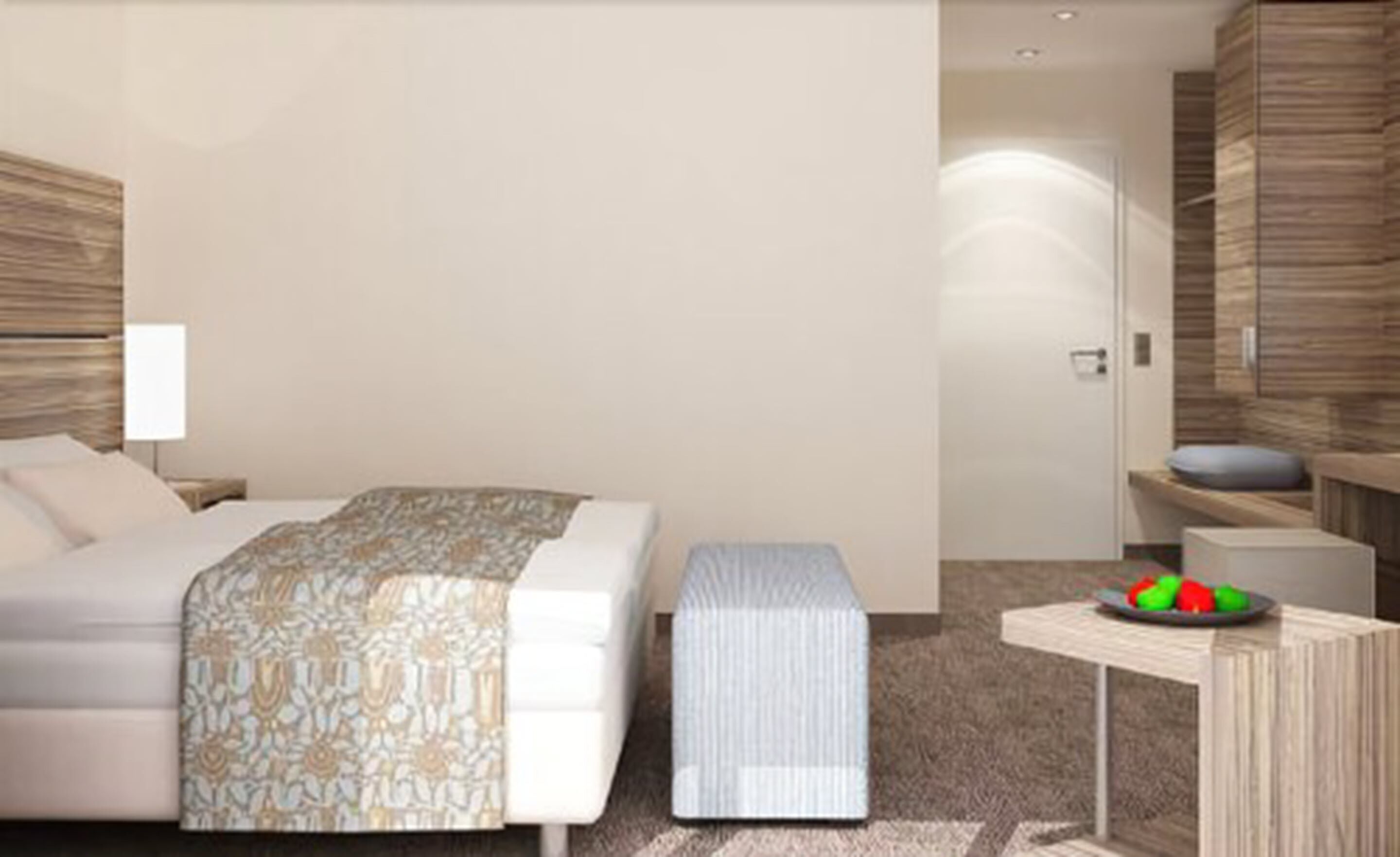 hypo-allergenic bedding, in-room safe, desk, laptop workspace