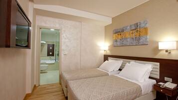 Minibar, in-room safe, desk, blackout curtains
