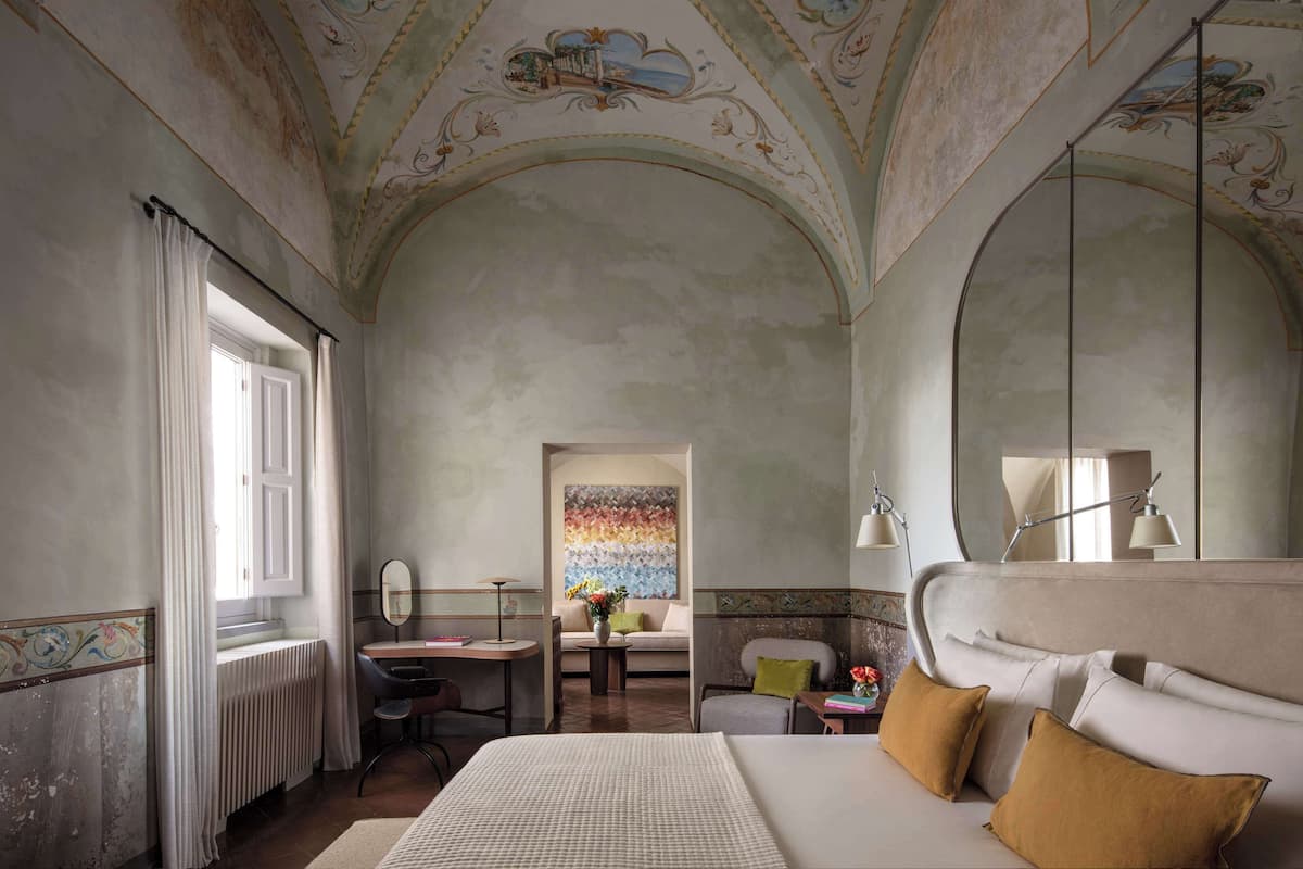 Select Comfort beds, minibar, in-room safe, desk