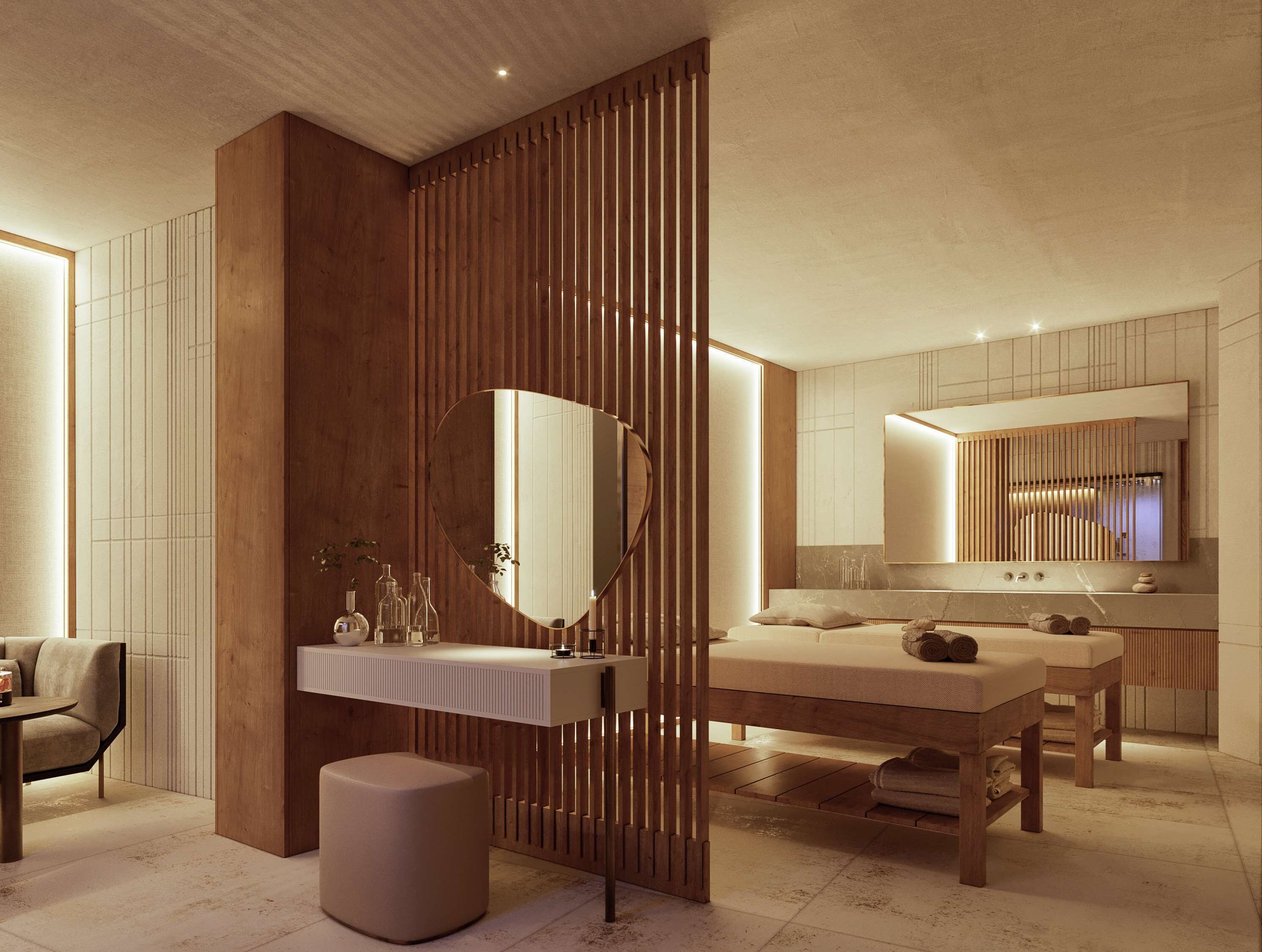 Tyrkisk bad/hammam, kropsbehandlinger, aromaterapi