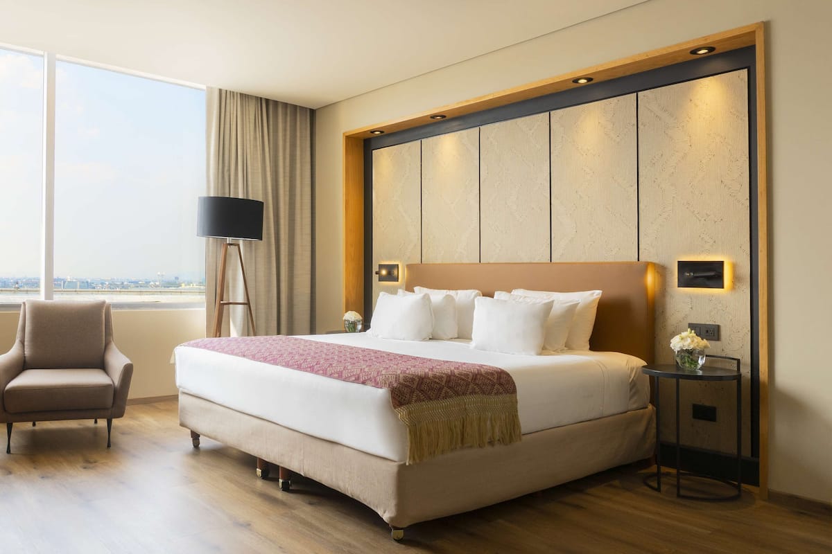 1 slaapkamer, luxe beddengoed, een minibar, een kluis op de kamer