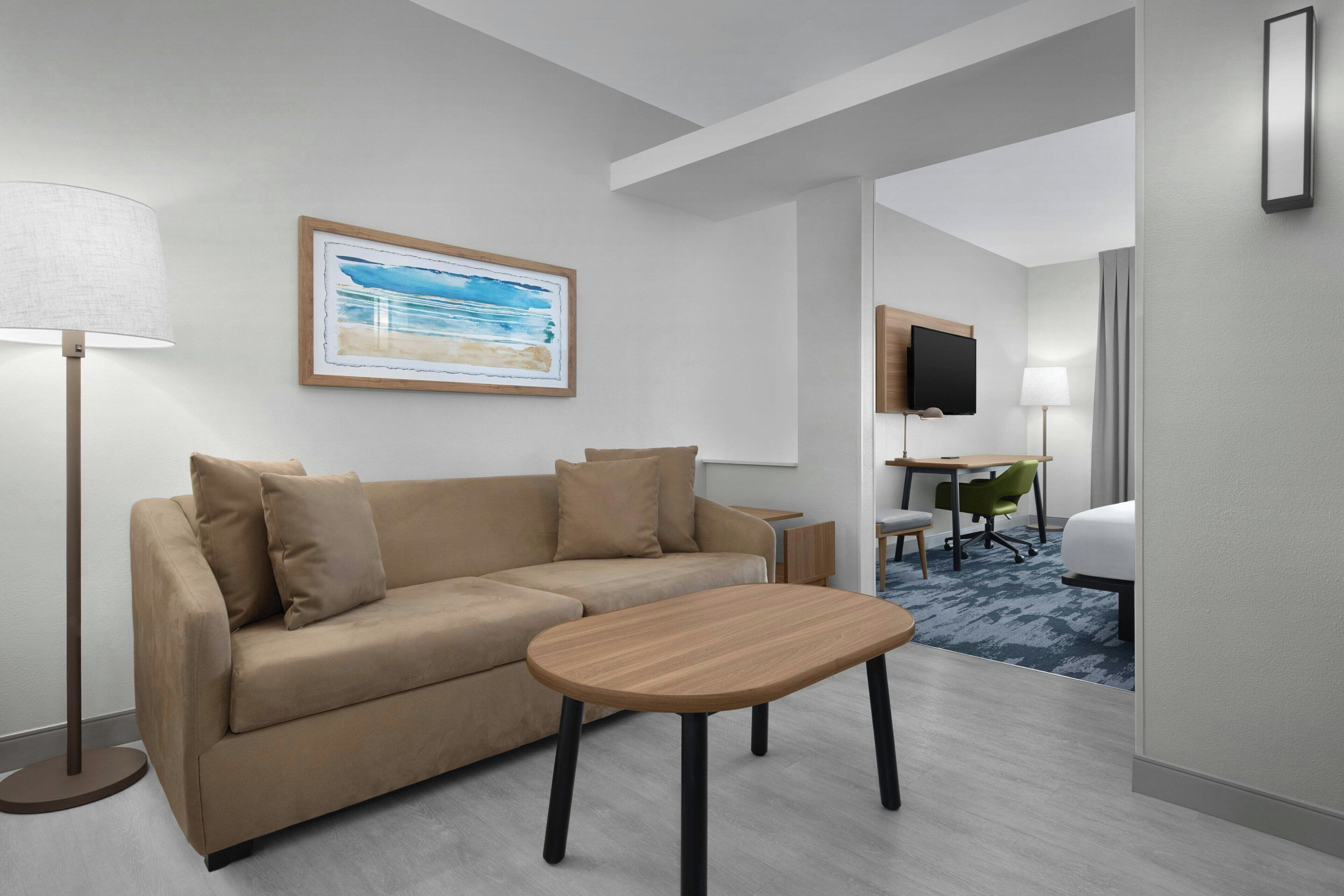 studio suite, 2 queen beds, non smoking | individually decorated, desk, laptop workspace, blackout curtains