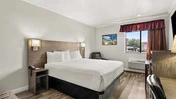 Premium bedding, pillow-top beds, individually furnished, desk