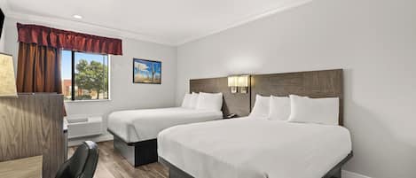 Room, 2 Queen Beds, Non Smoking | Premium bedding, pillowtop beds, individually furnished, desk