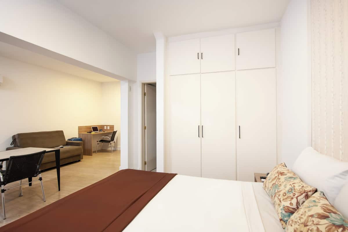 Superior Triple Room, 1 Queen Bed with Sofa bed | Minibar, desk, blackout curtains, free WiFi