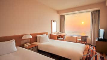 Phòng, 2 giường đơn, không hút thuốc (High Floor) | Bộ đồ giường cao cấp, két bảo mật tại phòng, bàn