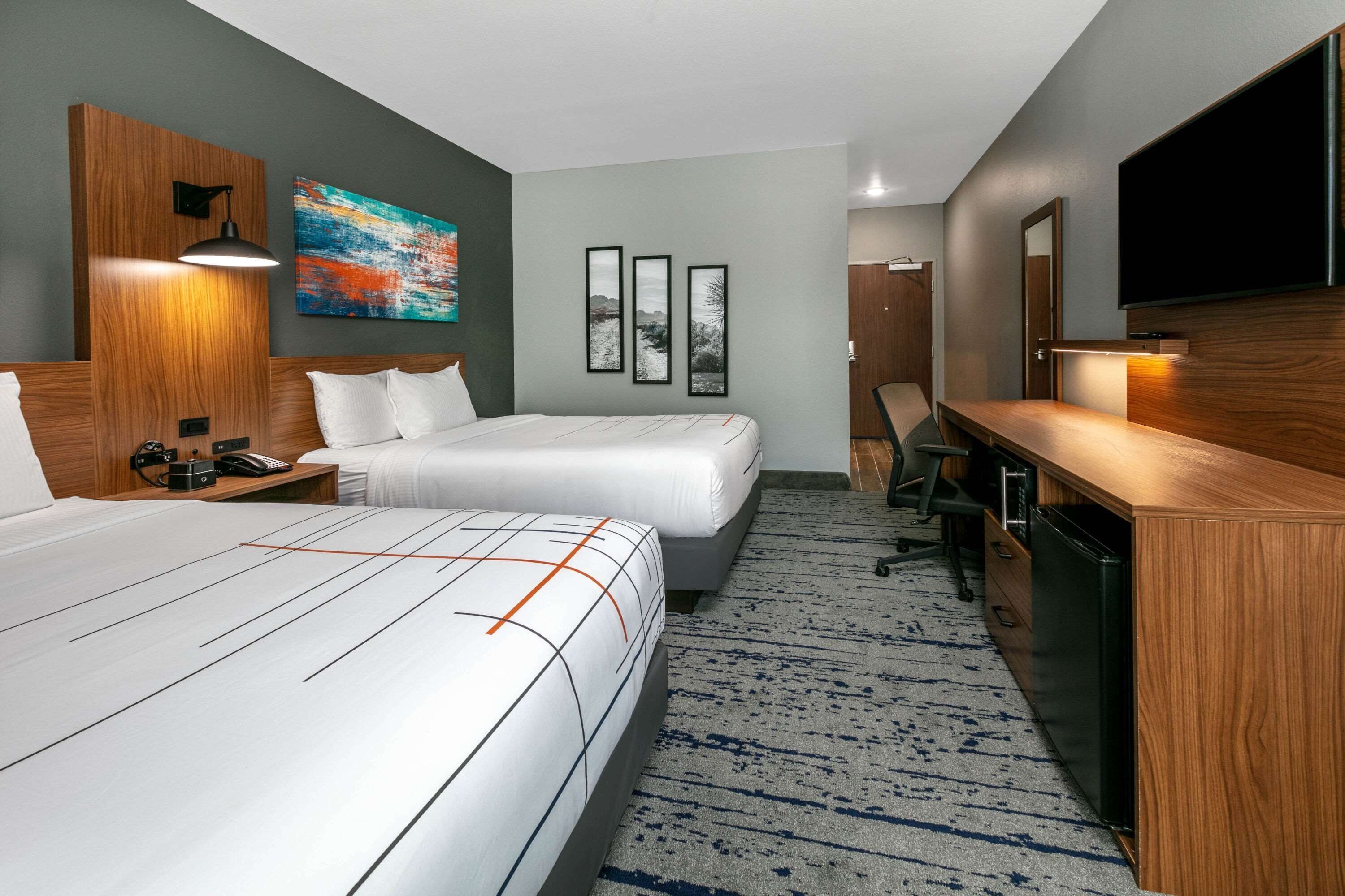 premium bedding, desk, iron/ironing board, free wifi