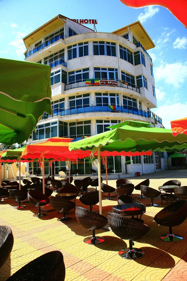 Façade de l’hébergement