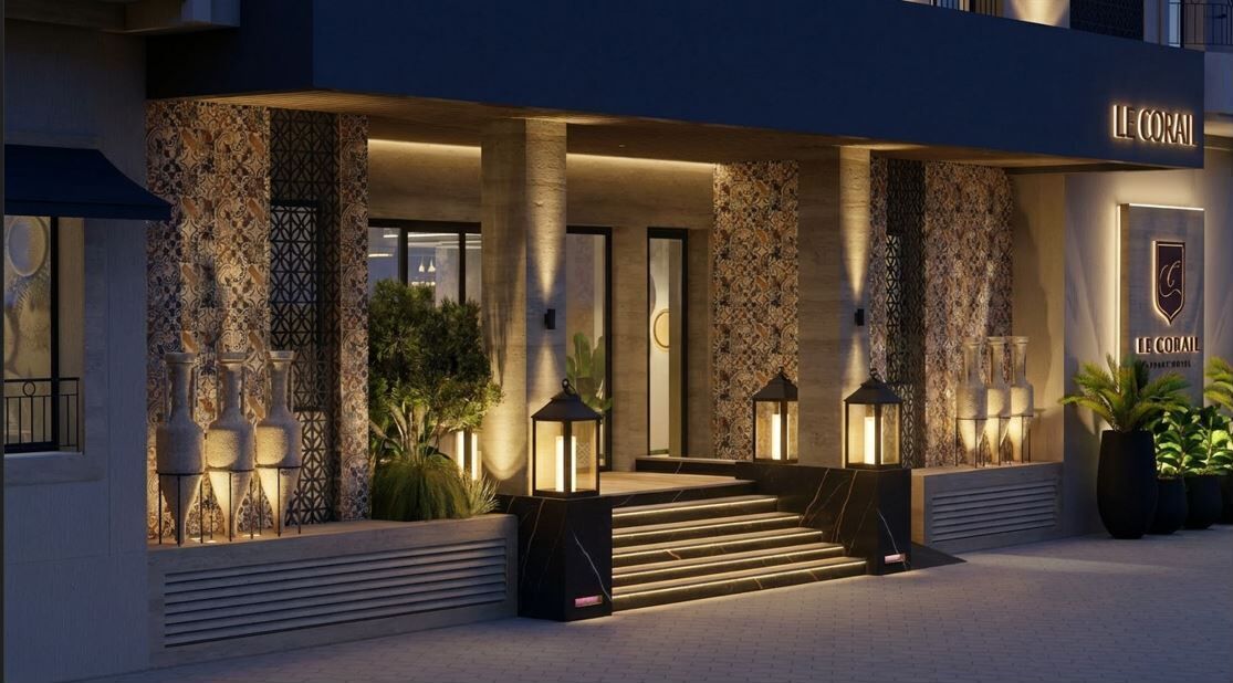 Facciata della struttura