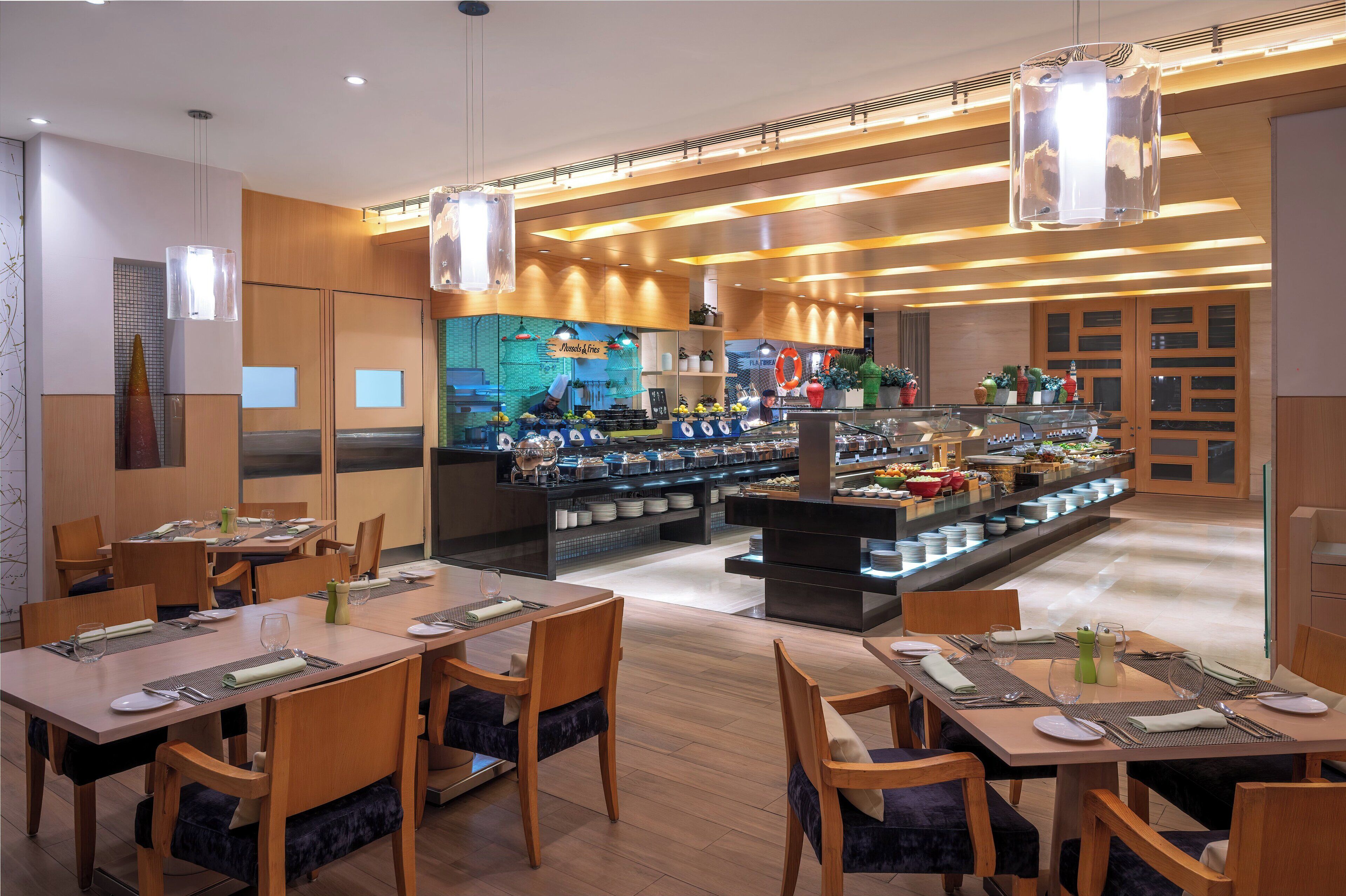 Daily buffet breakfast (AED 125 per person)