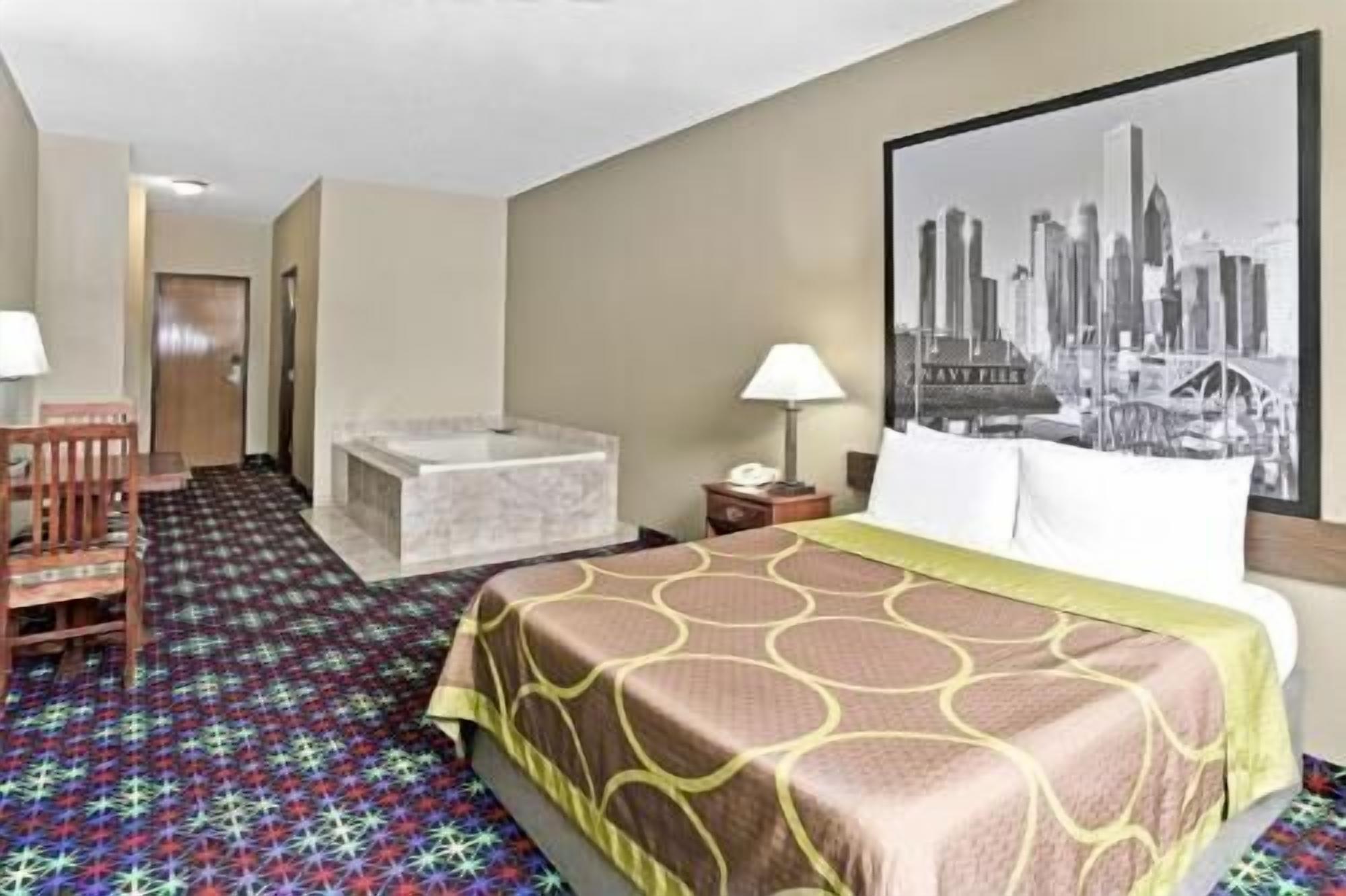 Memory foam beds, blackout drapes, iron/ironing board, rollaway beds