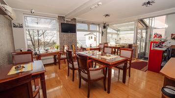 Daily buffet breakfast (EUR 5 per person)