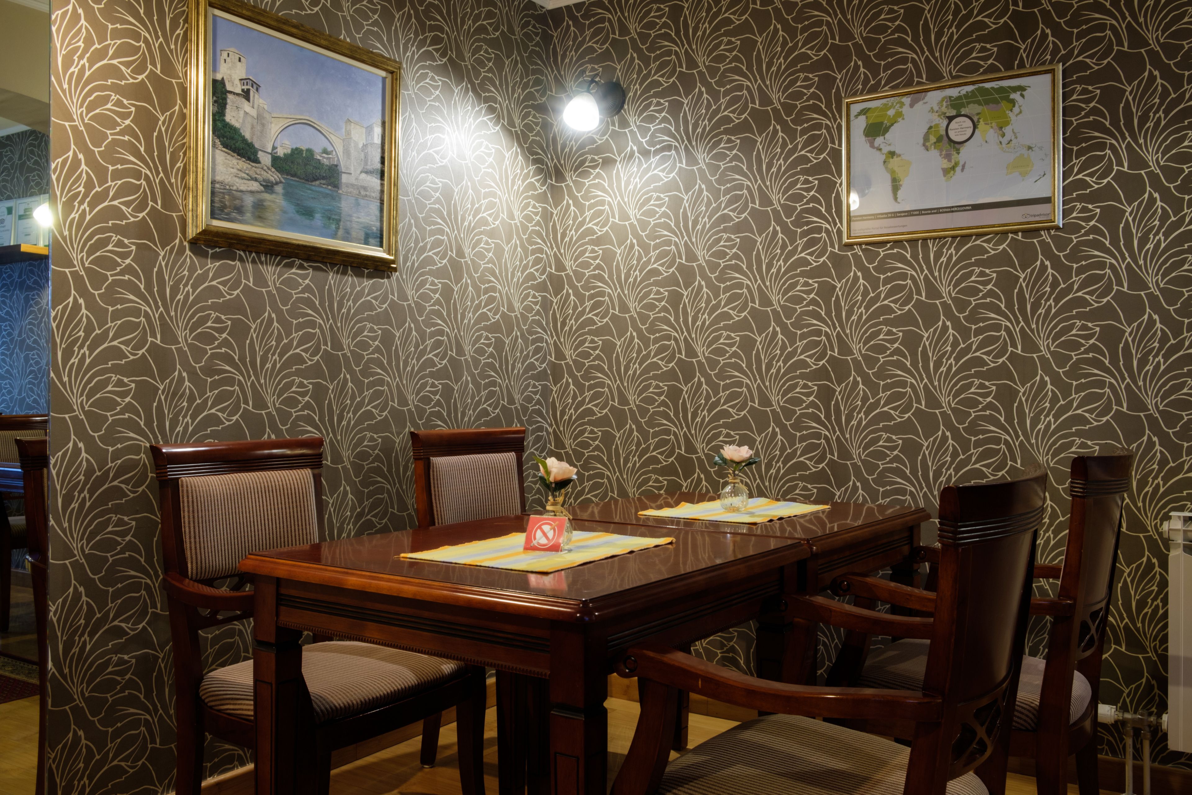 daily buffet breakfast for a fee