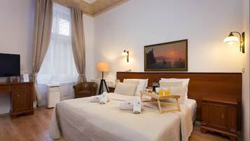 Double or Twin Room | In-room safe, desk, iron/ironing board, free cots/infant beds