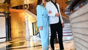 A grand lobby with a marble floor, a staircase, and a chandelier. - Mulino Luxury Boutique Hotel (Buje)