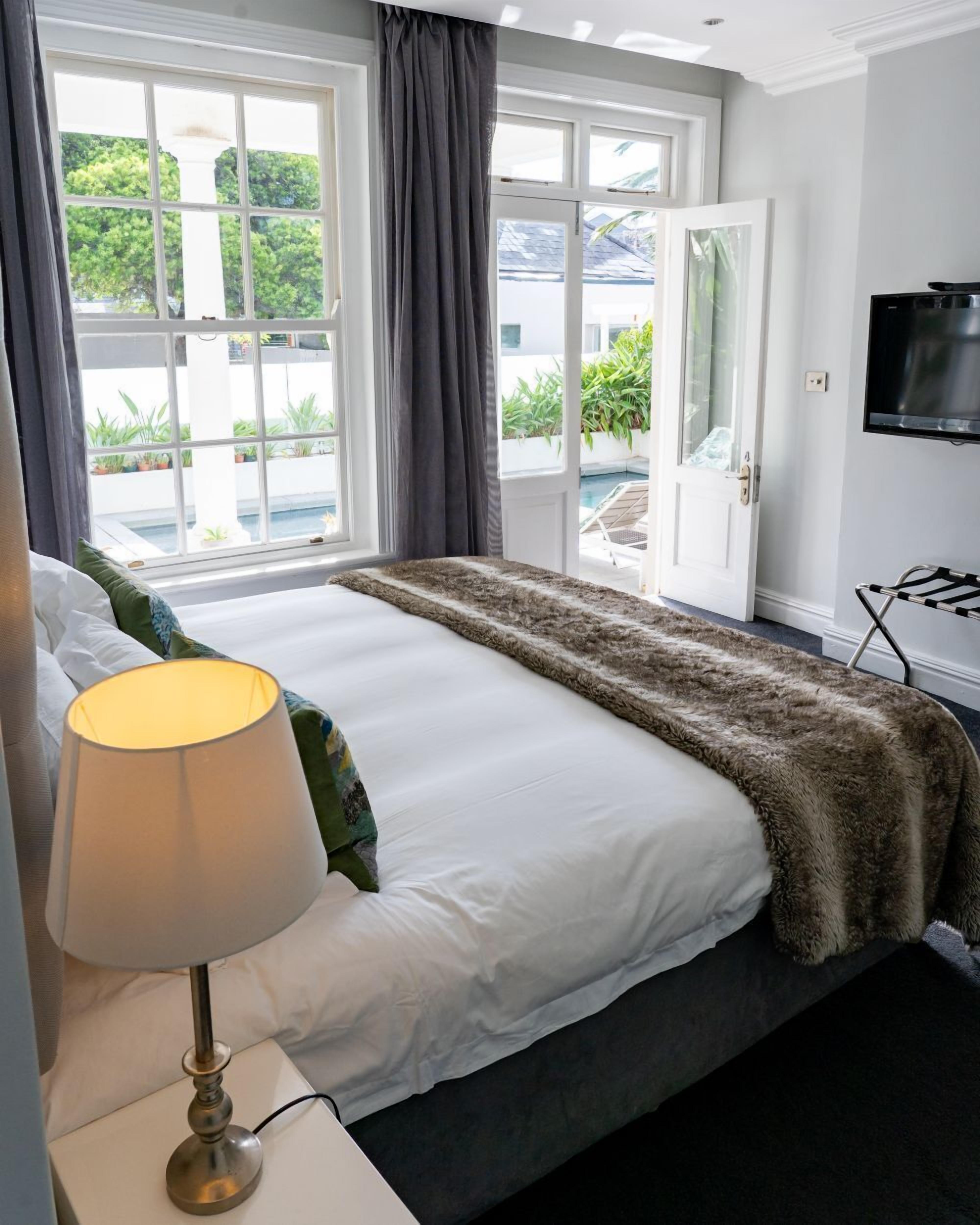 luxury room, pool view | 1 bedroom, premium bedding, minibar, in-room safe