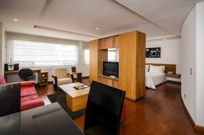 Appartement, 1 chambre | Aire de séjour | Téléviseur à écran plat