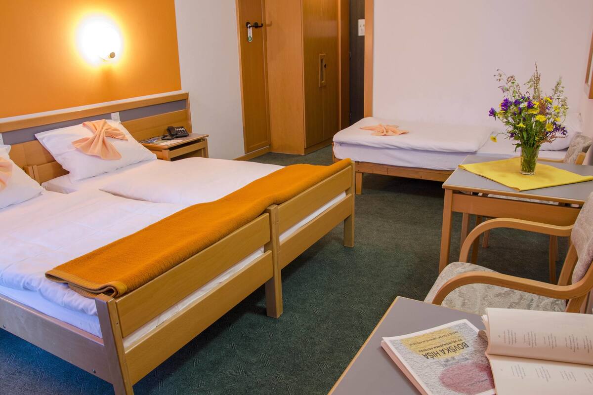 Triple Room | In-room safe, desk, free WiFi, bed sheets