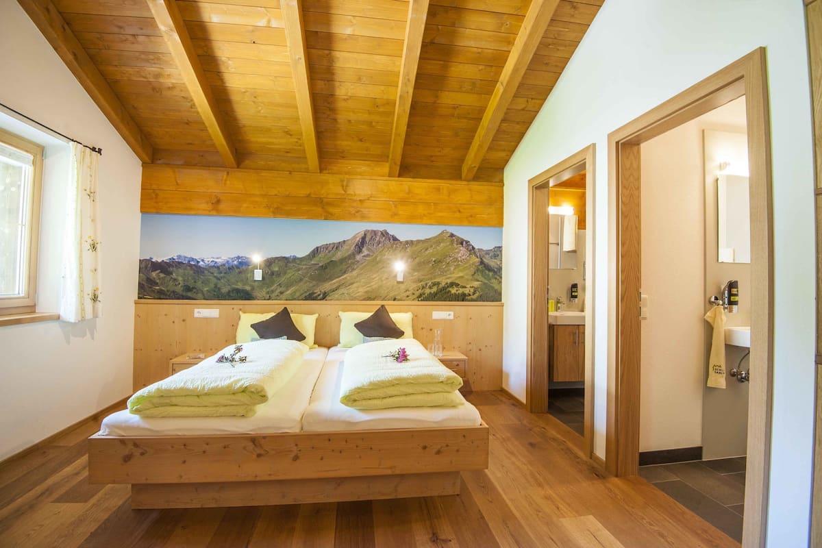 standard apartment, 2 bedrooms, kitchenette, mountain view (schwalbennest) | premium bedding, minibar, soundproofing, iron/ironing board