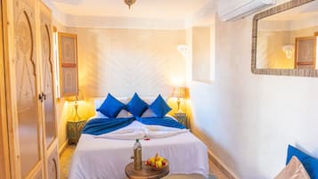 Double Room (Palmarosa) | Premium bedding, down comforters, in-room safe, individually decorated