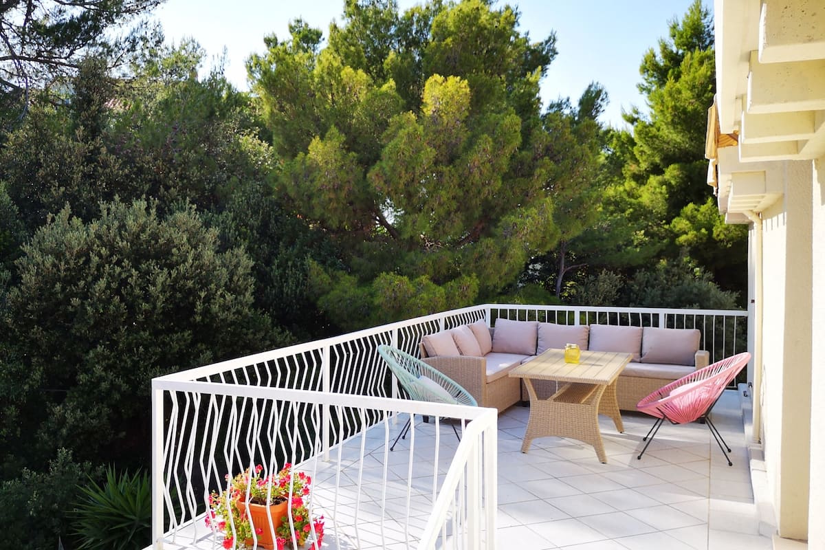 Apartment, 3 Bedrooms, Terrace, Park View (8+1) | Terrace/patio