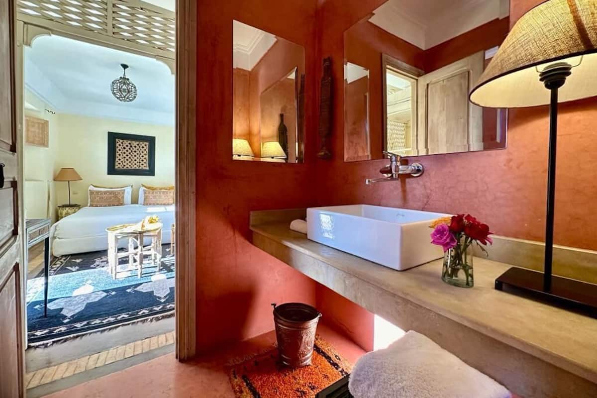 Quarto casal ou duplo superior, vista para a cidade | Roupas de cama de algodão egípcio, roupas de cama premium