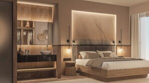 Egyptian cotton sheets, premium bedding, down comforters, pillowtop beds - Esperides Resort Crete, The Authentic Experience (Hersonissos)