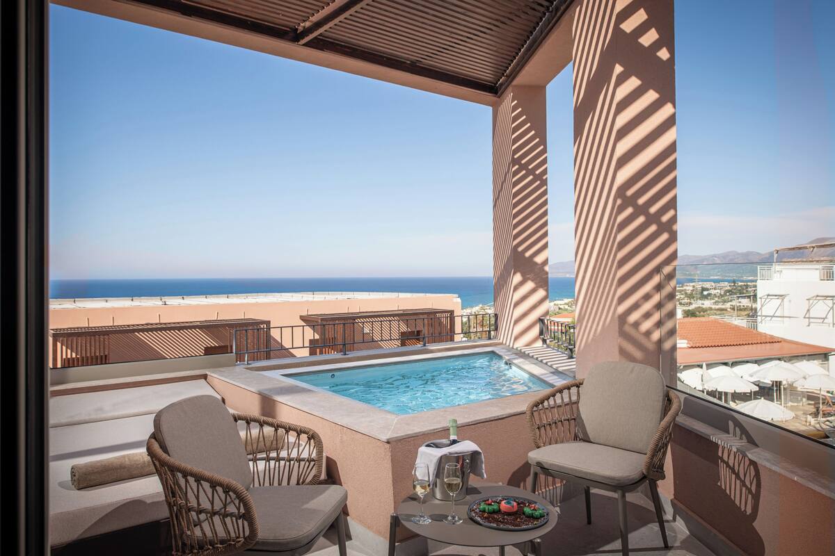 Signature Sea View Relaxation Overflow Heated Tub, Adults Only Complex | View from room