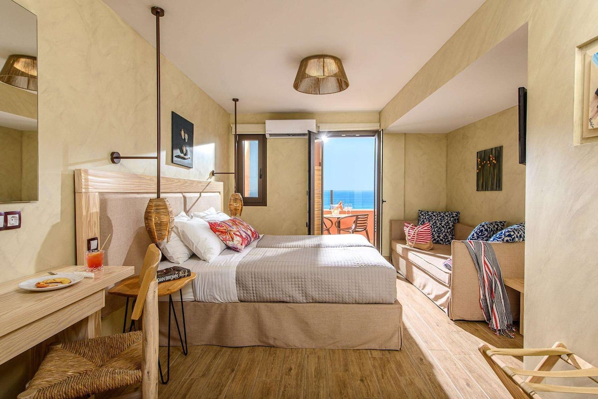 Premium Room with Sea View | 1 개의 침실, 이집트산 면 시트, 고급 침구, 오리/거위털 이불
