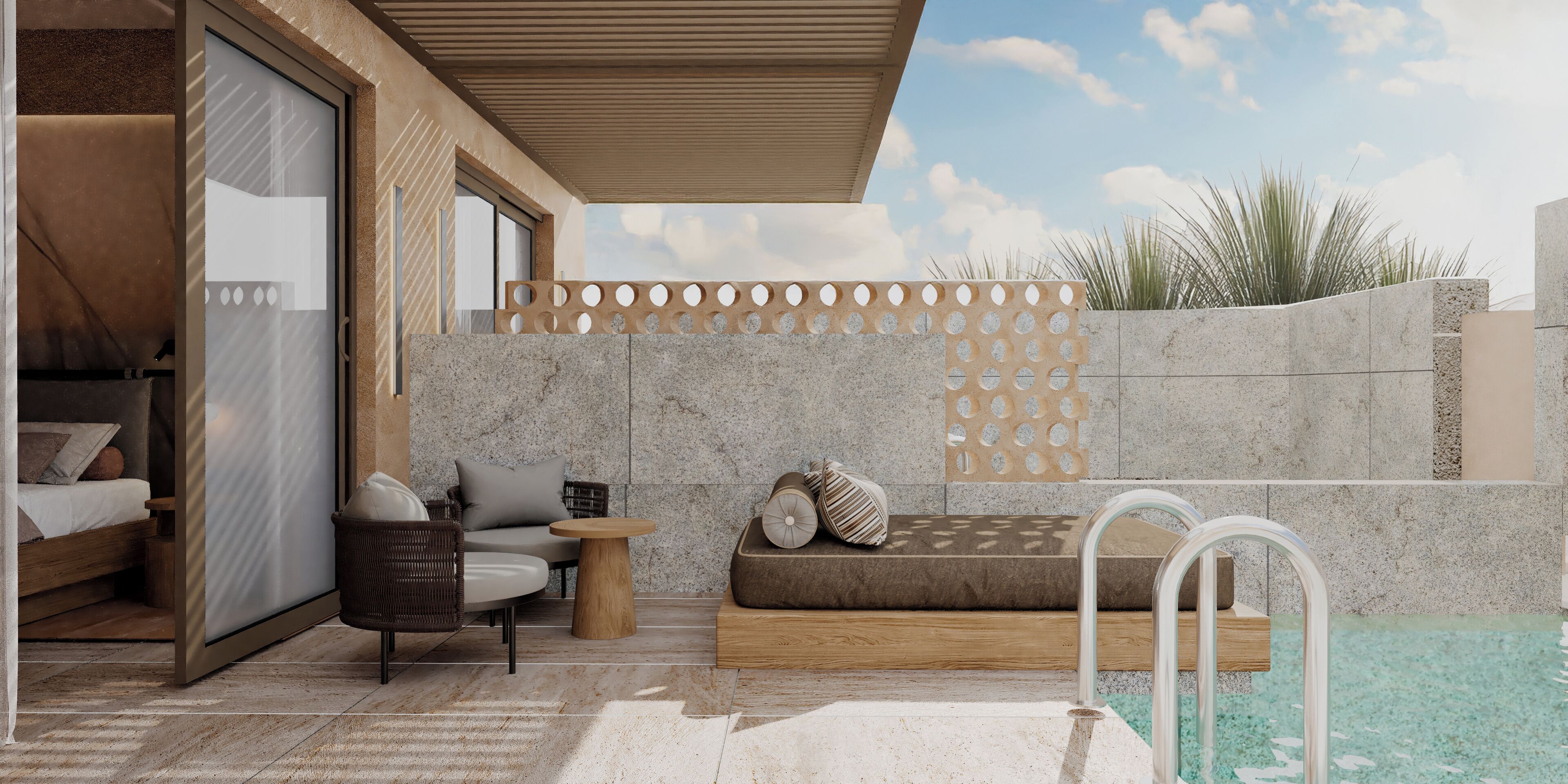 Signature Private Lagoon & Sea View Hot Tub - Adults Only | Σεντόνια από αιγυπτιακό βαμβάκι, κλινοσκεπάσματα υψηλής ποιότητας 