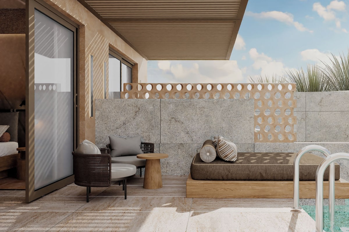 Signature Private Lagoon & Sea View Hot Tub - Adults Only | 1 soveværelse, egyptiske bomuldslagner, premium-sengetøj, dundyner