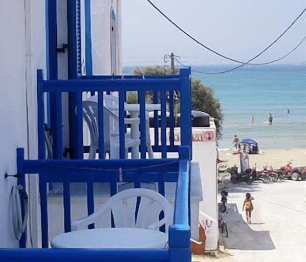 Double or Twin Room | Balcony view - Hotel Ilion (Naxos)
