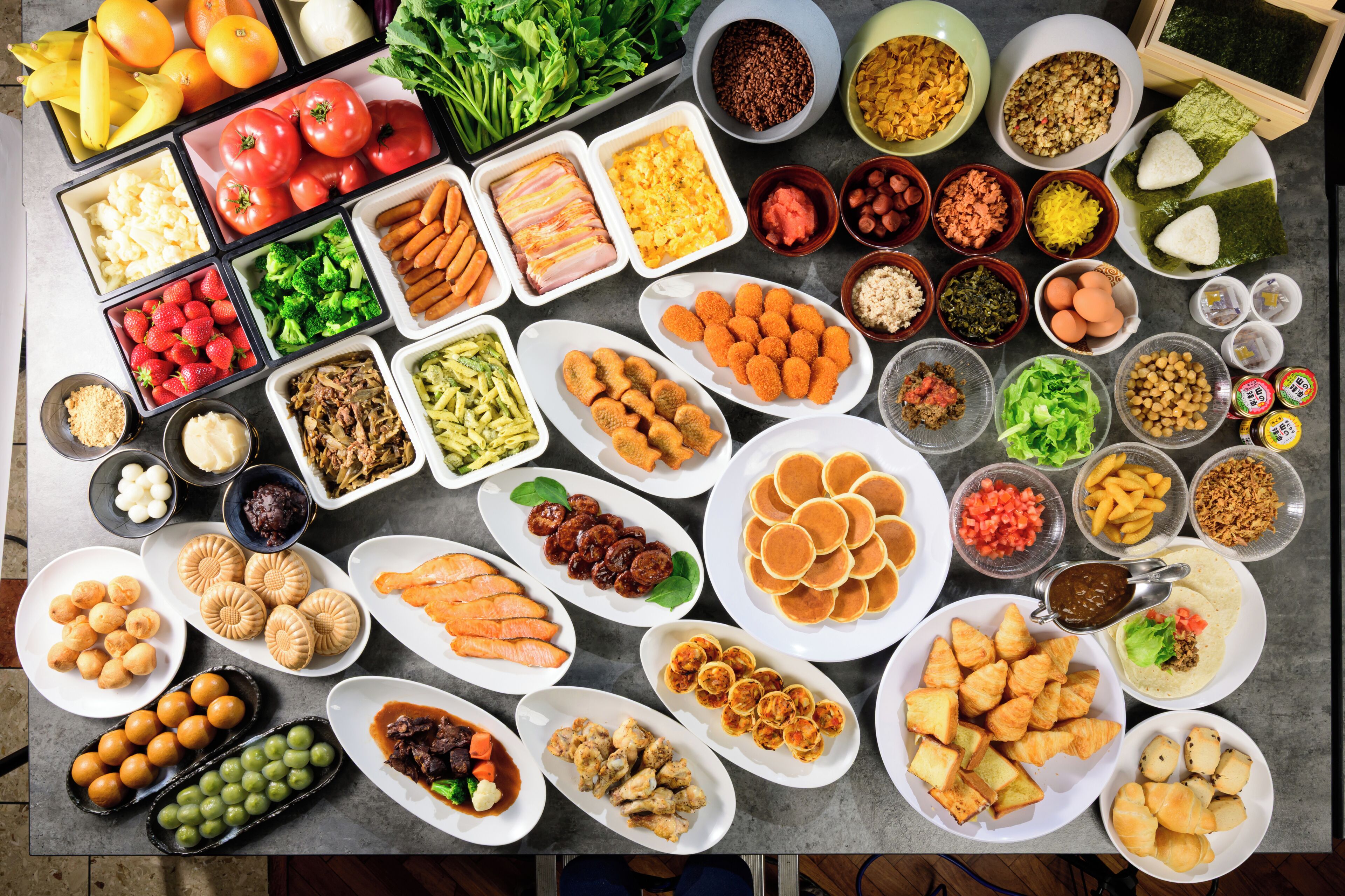 Tägliches Frühstücksbuffet gegen Gebühr