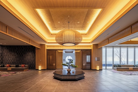 Summer Limited Buffet Venue (Different Bldg) HOSHI KAN Standard Room Mountain View 35sqm | Reception. Beppu SUGINOI HOTEL(ORIX HOTELS & RESORTS)