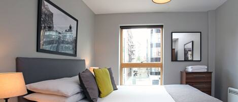 Ropa de cama de alta calidad, camas Select Comfort y insonorización