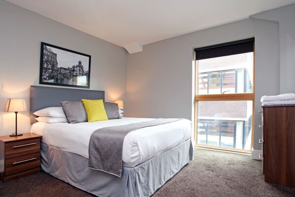 Ropa de cama de alta calidad, camas Select Comfort y insonorización 