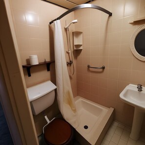 Standaard eenpersoonskamer, privébadkamer | Badkamer