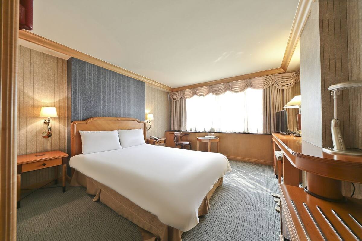 Business-Doppelzimmer zur Einzelnutzung, 1 Doppelbett, Stadtblick