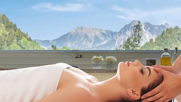 Sauna, hot tub, steam room, body treatments, mud baths, hydrotherapy