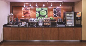 Free daily on-the-go breakfast