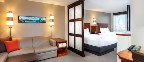 Down comforters, in-room safe, desk, laptop workspace