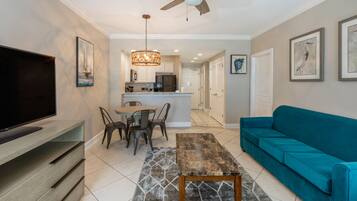 Apartment, 1 Bedroom, Non Smoking | Living area | TV, DVD player