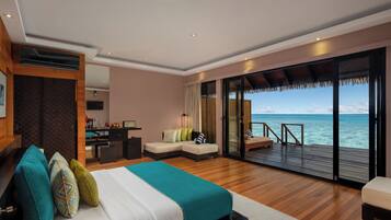 Free minibar, in-room safe, desk, iron/ironing board