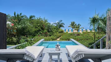 Plunge Pool Cottage | Ropa de cama de alta calidad y camas con pillow-top