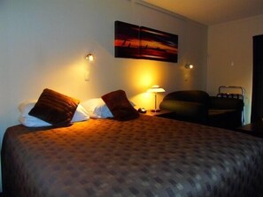 Hypo-allergenic bedding, in-room safe, soundproofing, iron/ironing board